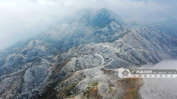 新闻网|广西这个地方现绝美雪景 宛如童话世界