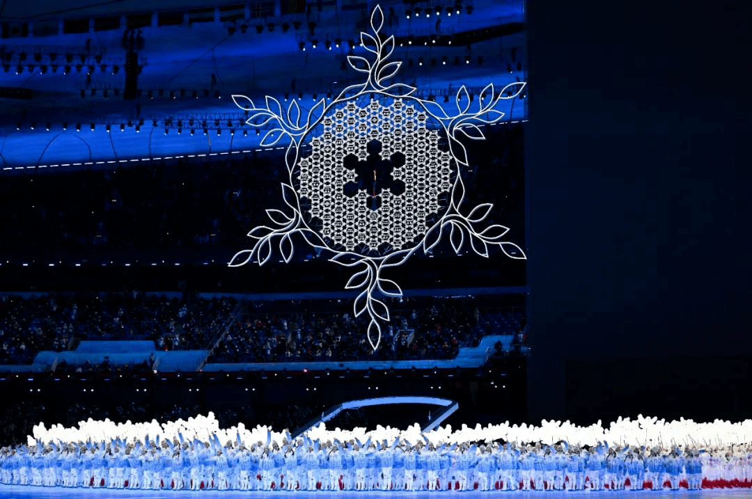 冬奥会标雪花图图片