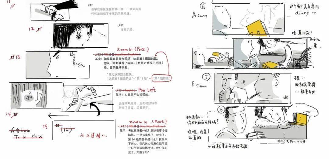 电影|奉俊昊亲绘《寄生虫》分镜，看完叫绝！