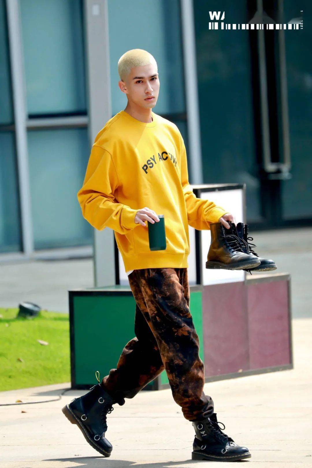 176cm的穿衣模范,米卡示范潮男穿搭_寸头_男生_五官