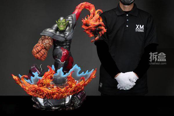 雕像XM STUDIOS 漫威 SUPER SKRULL 超级斯克鲁尔人 1/4雕像