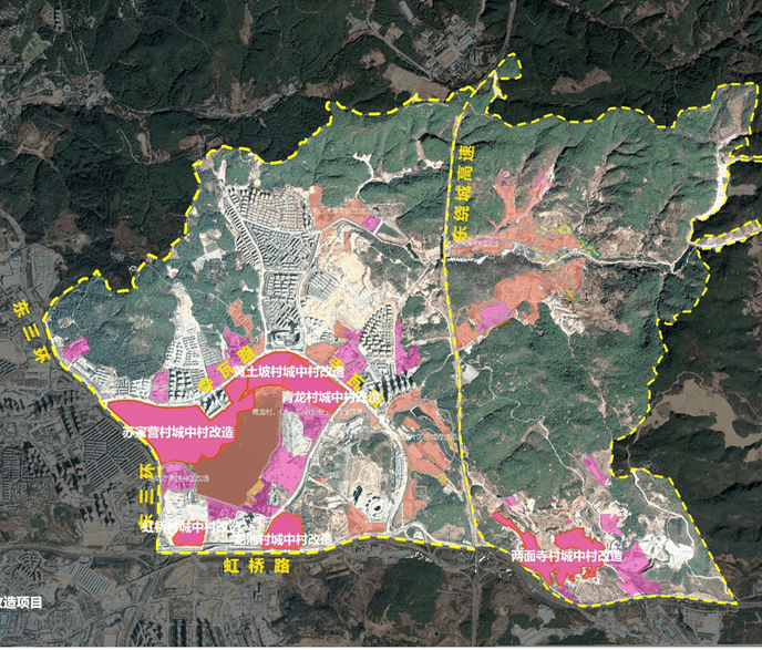 昆明盘龙区城市更新改造规划涉及63个城中村7个三旧连片区