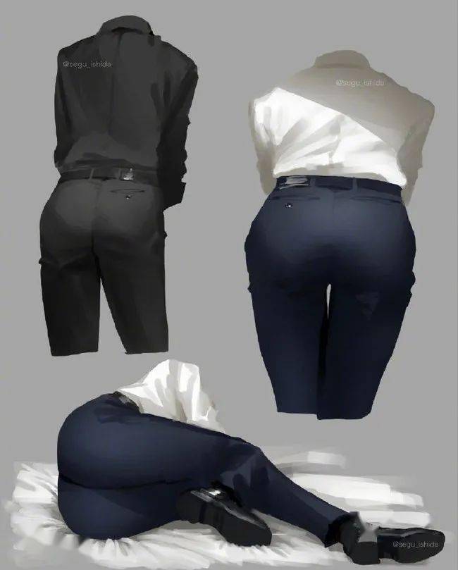 【画师分享】福利放送时间～谁能不爱这翘臀?_灵猫_插画_课程