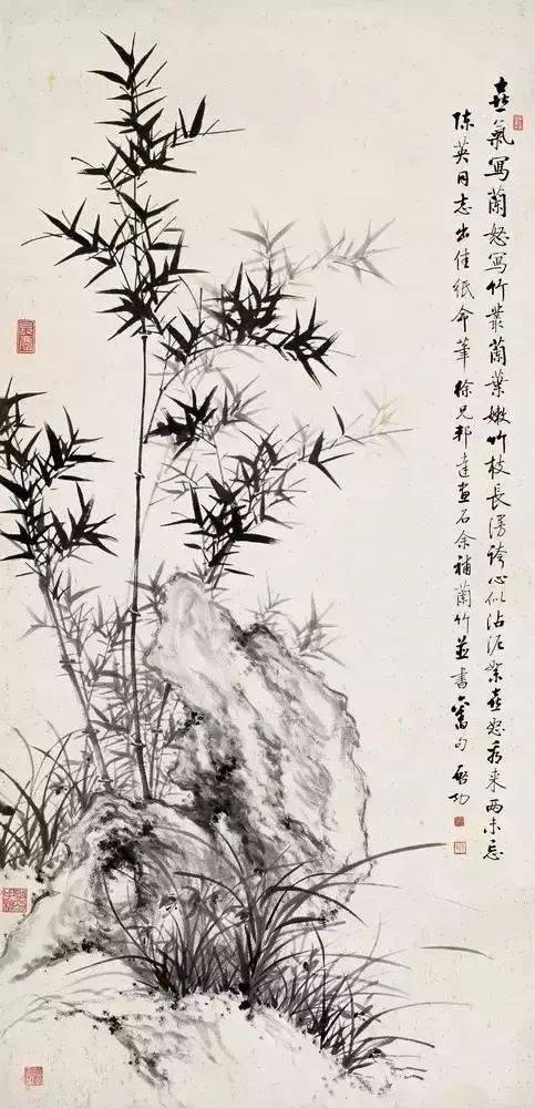 启功画竹与众不同！_书法_书画_先生