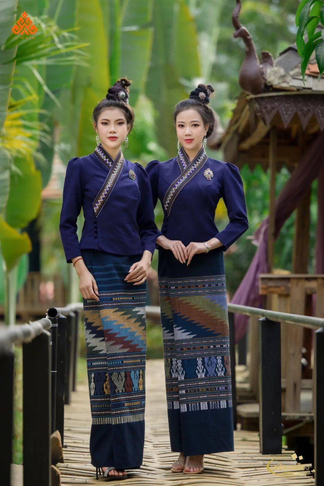 2022章芭傣服饰最新发布5美丽古朴而雅致的傣族传统服饰风采