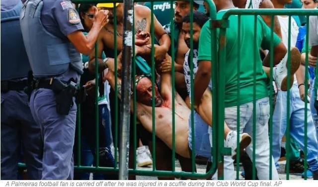 帕尔梅拉斯|帕尔梅拉斯输球，巴西现场骚乱1人遭枪击身亡15人受伤