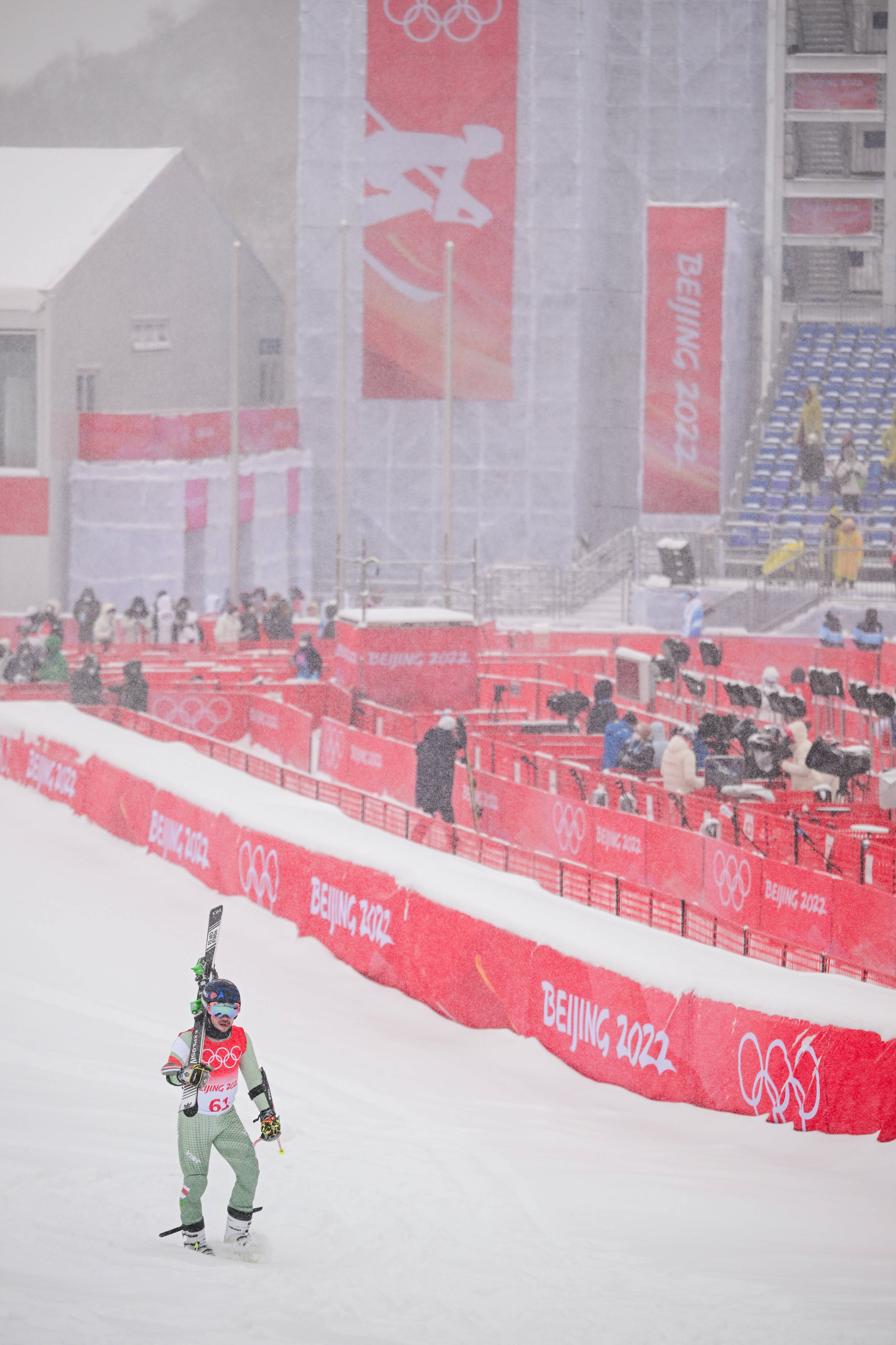 冬奥高山滑雪场地图片