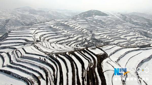 甘肃|壮美！云瞰甘肃宕昌“梯田雪”