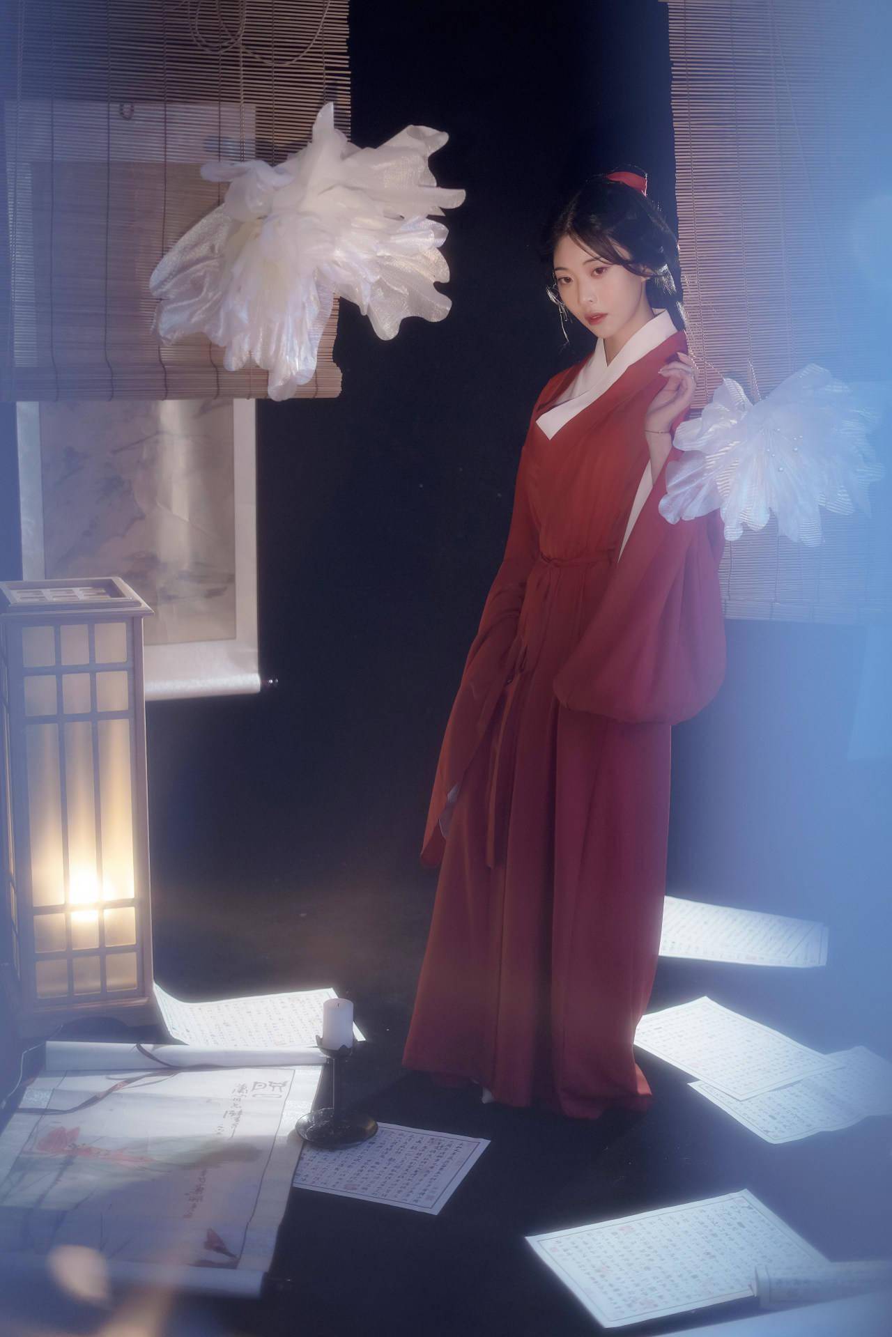 次元岛|汉服私影，明月照高楼，流光正徘徊