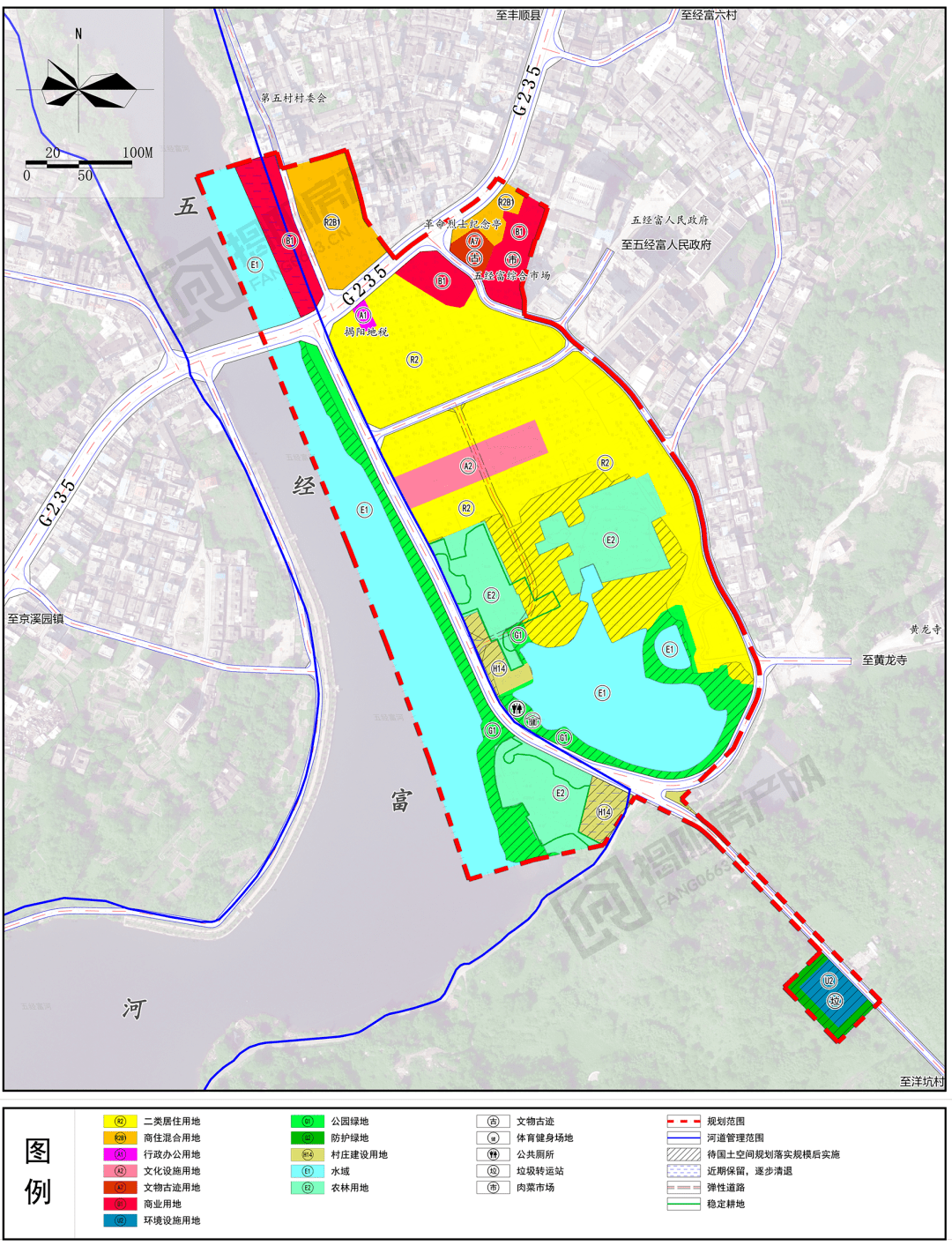 291亩！规划人口0.27万！揭西这一区域将以居住商业等功能为主导！