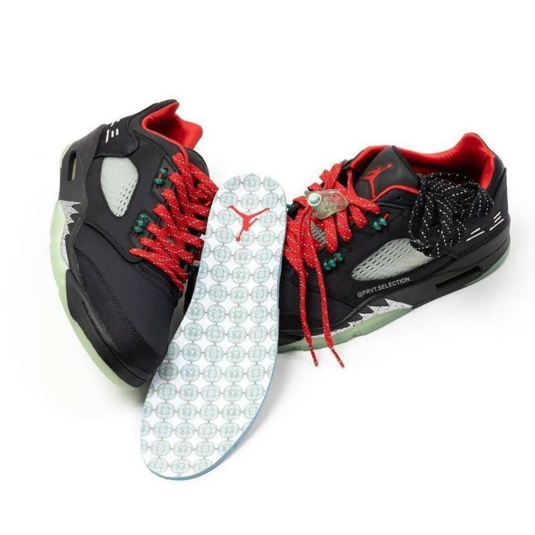 网络 离发售越来越近！CLOT x AJ5 Low 最新实物曝光！