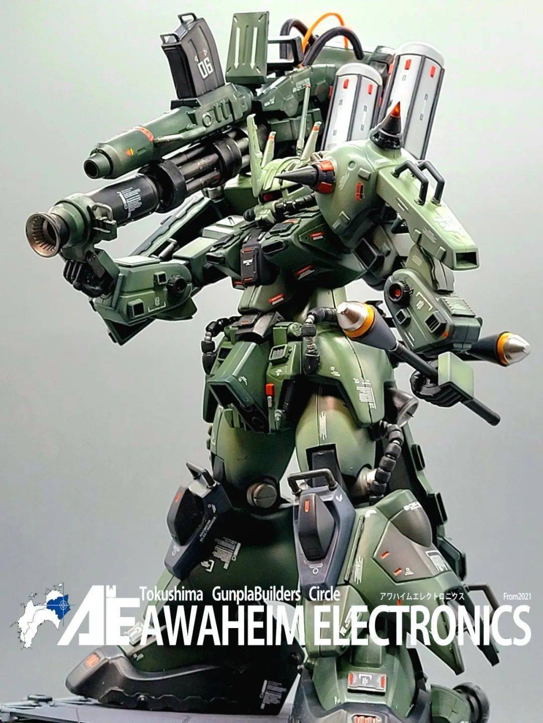 让它更重装hg扎古3改造涂装