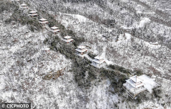 雪景|山东荣成：雪润伟德山