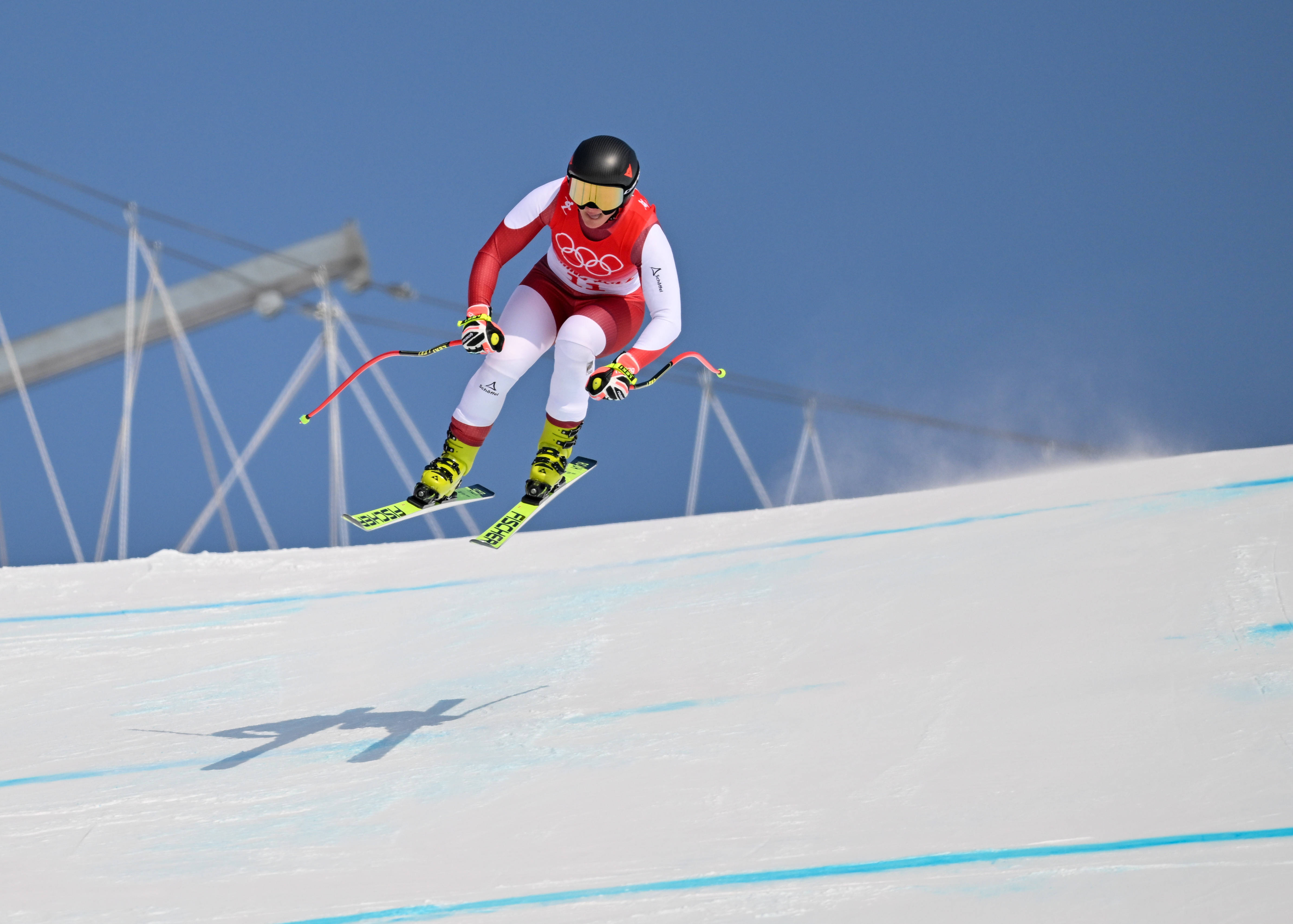 高山滑雪——女子全能赛况_比赛_新华社_拉莫娜