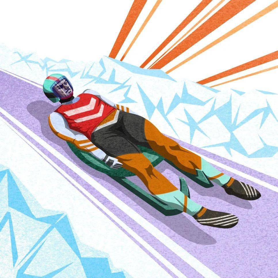 冬奥会雪橇项目图标图片