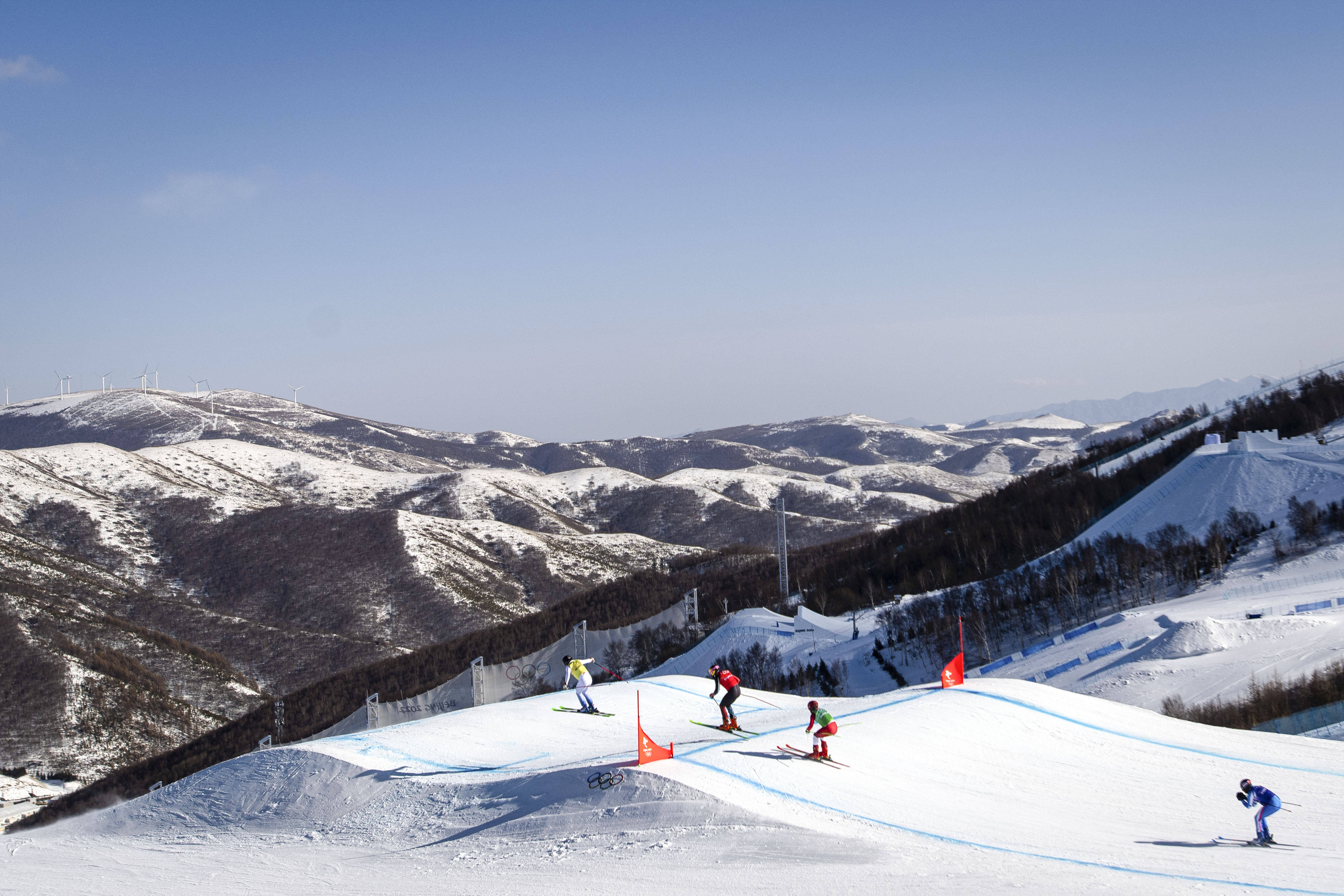 自由式滑雪——男子障碍追逐比赛赛况