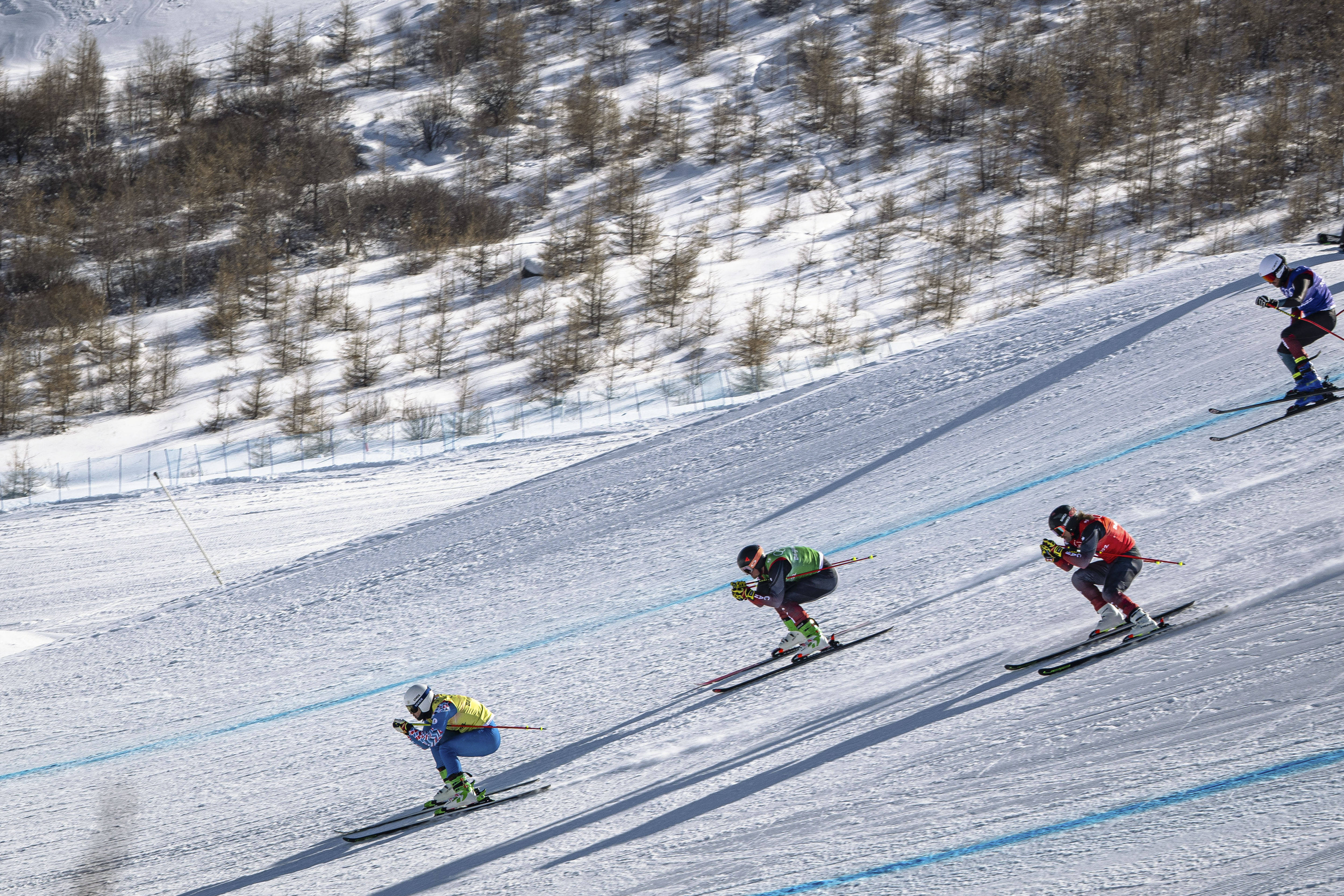 自由式滑雪障碍追逐图片