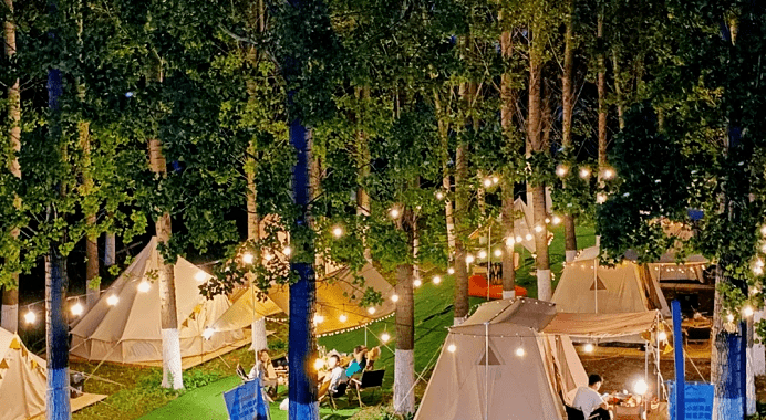 帐篷露营地,投资小,颜值高,不占土地指标的网红住宿!