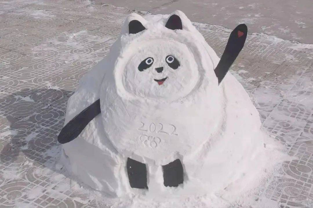 熊猫雪人图片大全图片