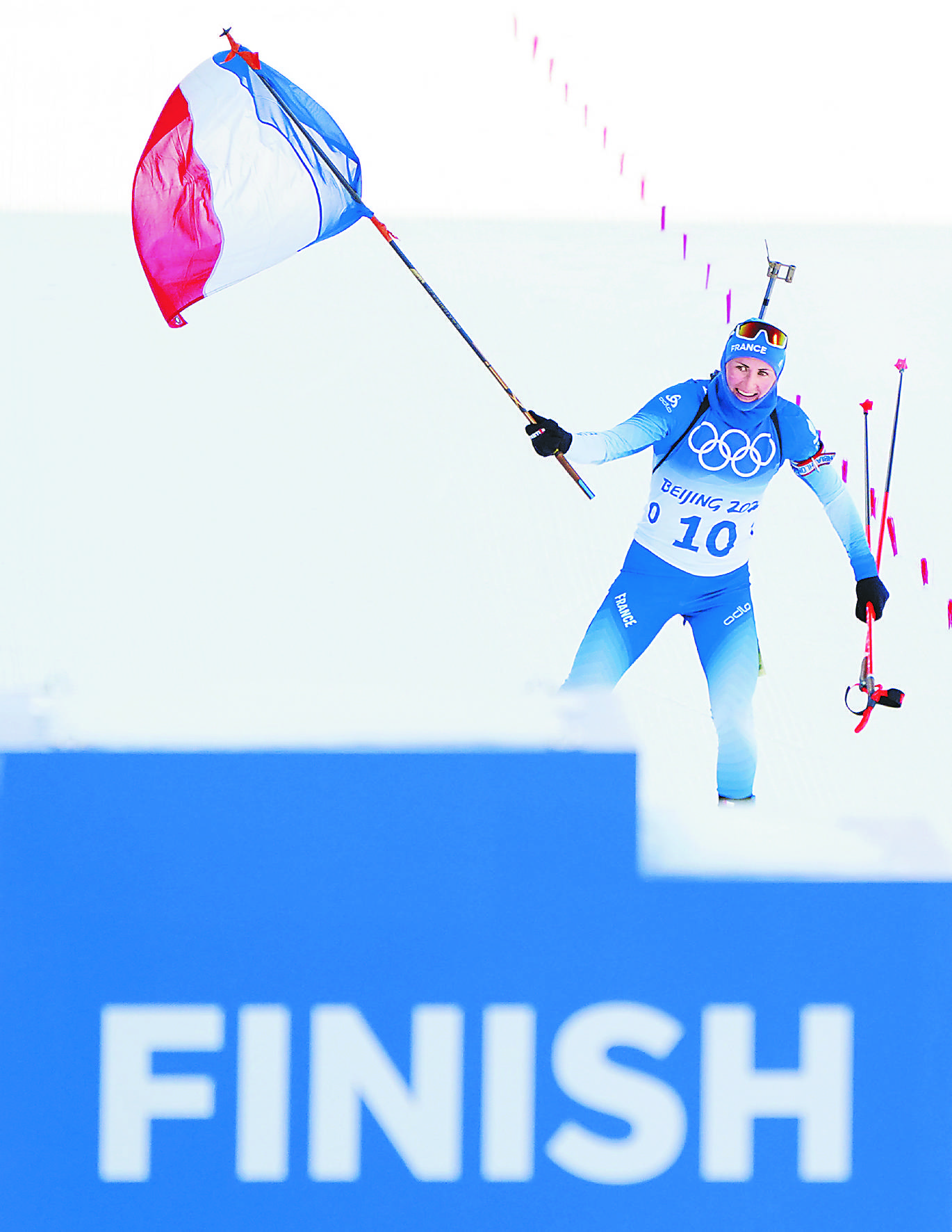 法国|冬奥赛场｜冬季两项女子12.5公里集体出发决赛 法国黑马布歇逆转折桂