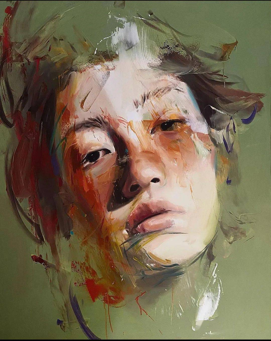 土耳其画家tanery03lmaz打脸的油画作品