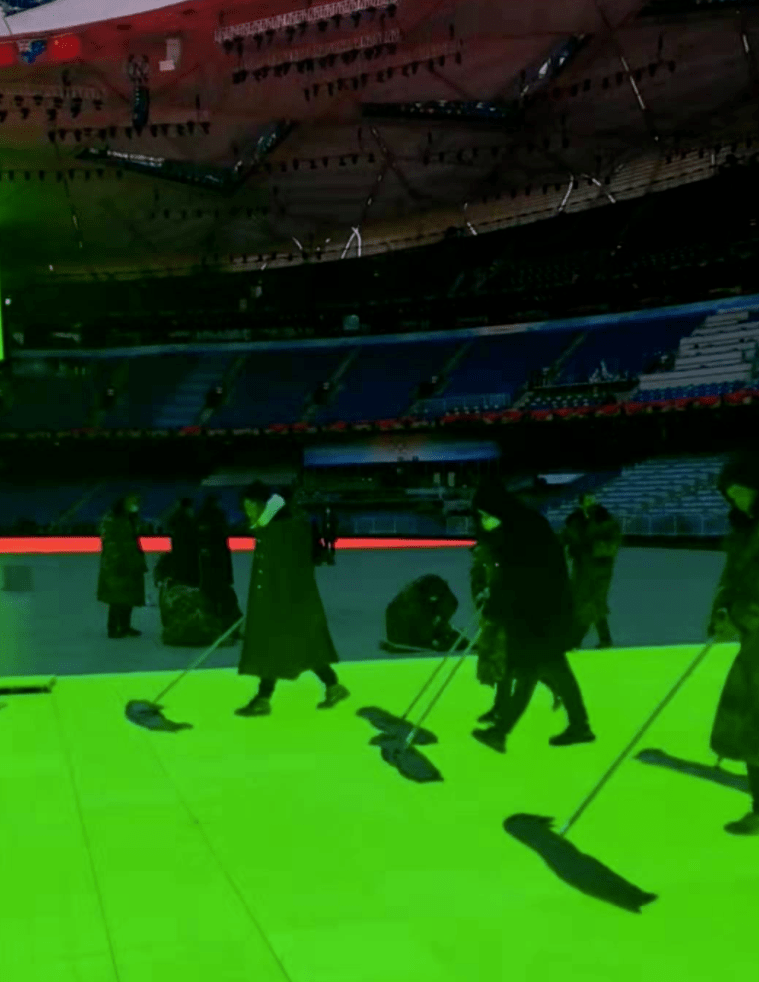 揭秘｜“鸟巢”1.1万平方米地屏，如何经受起强降雪考验？