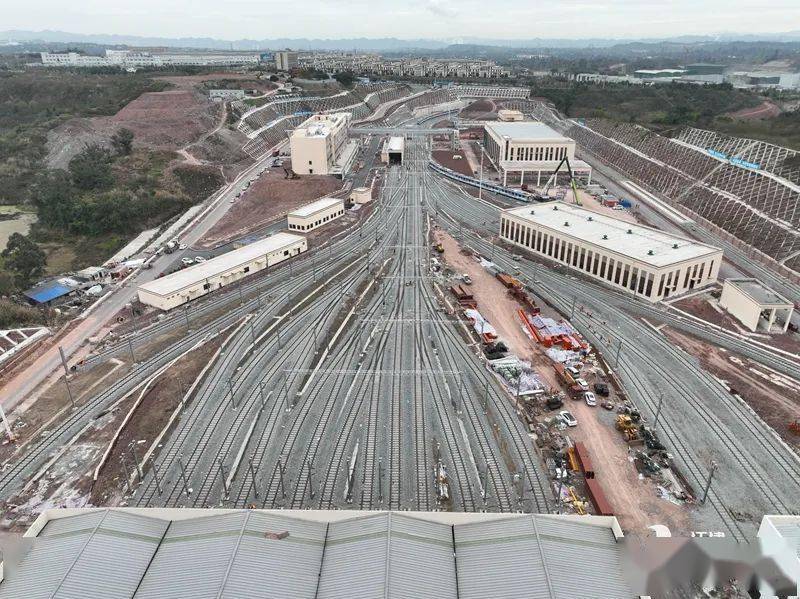 快马加鞭!江跳线双福车辆段主体建设完成