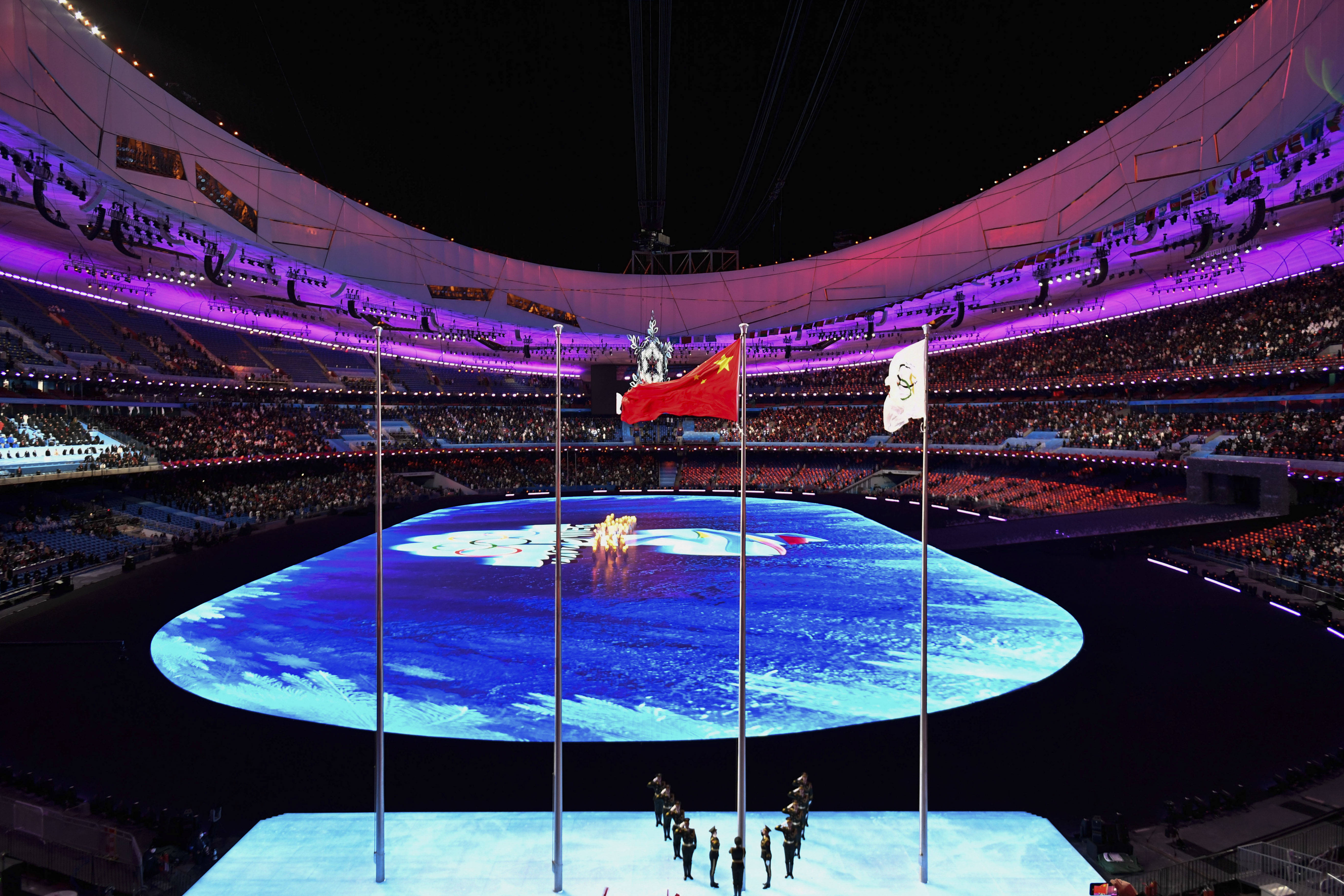 2022年北京冬奥会旗帜图片