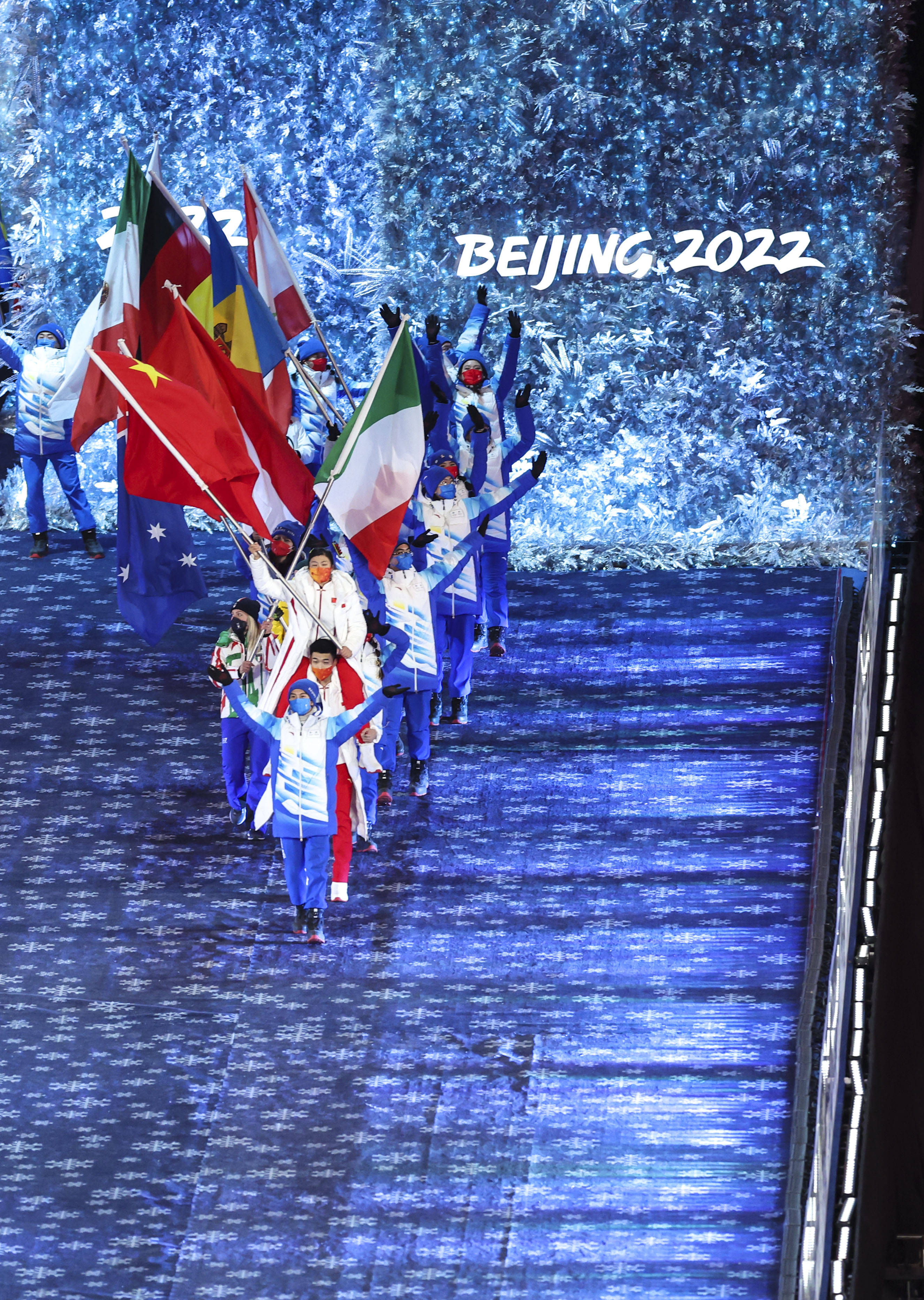2022冬奥会入场图片