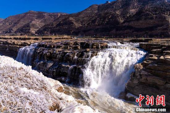 陕西|冰凌消融 黄河壶口瀑布再现壮丽景观