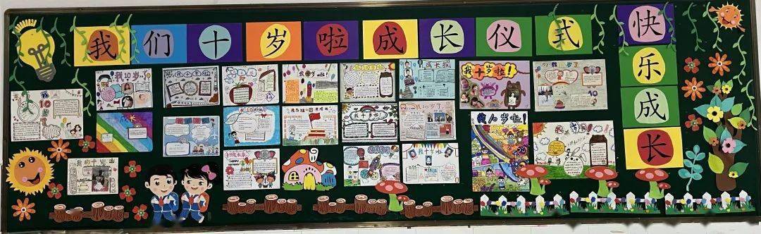 板报充盈育德的力量——长江路小学黑板报作品展示_生活_招新啦_成长