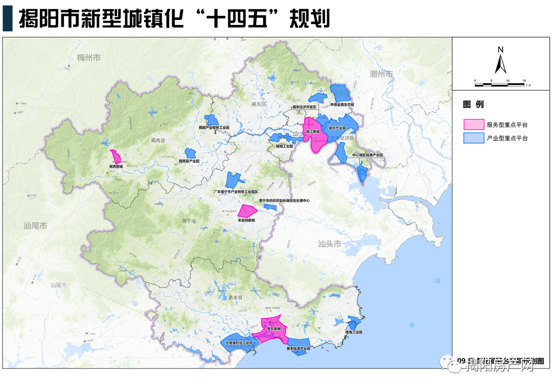 到2025年揭陽中心城區常住人口155萬人揭陽最新規劃出爐