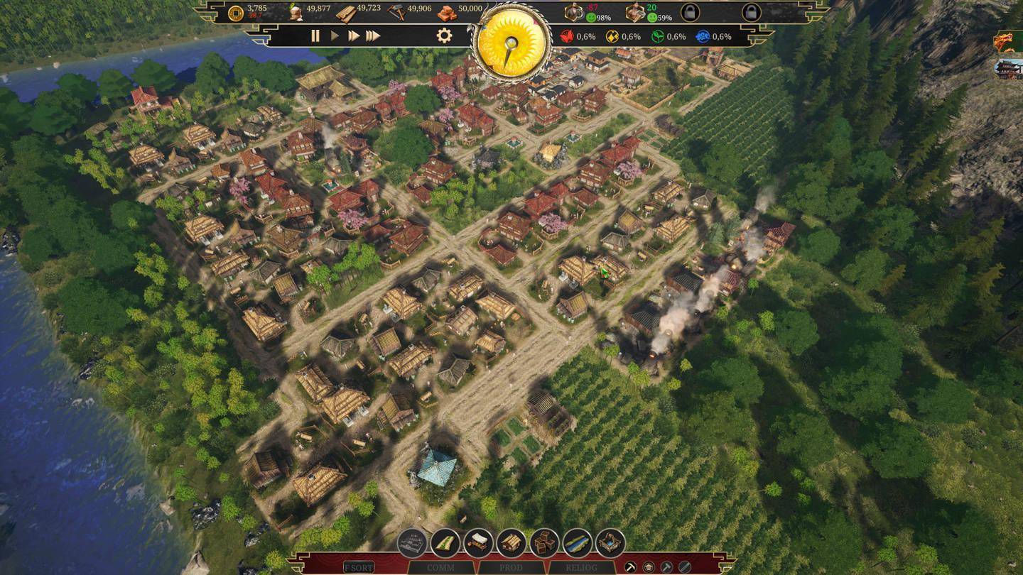 中国|中国风建造游戏《天朝上国》上架 Steam，推出免费试玩版