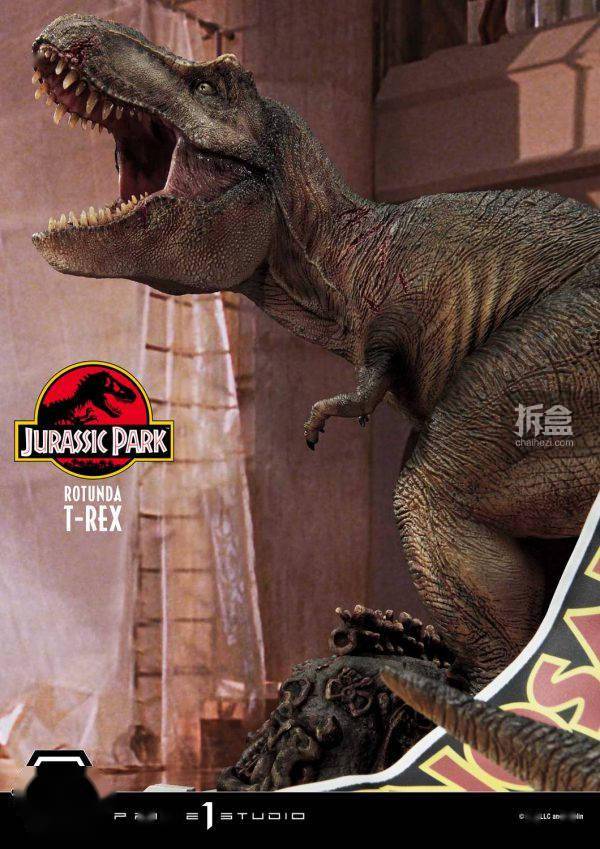 侏罗纪|PRIME 1 STUDIO 14.5寸 侏罗纪公园 T-REX暴龙 电影GK雕像