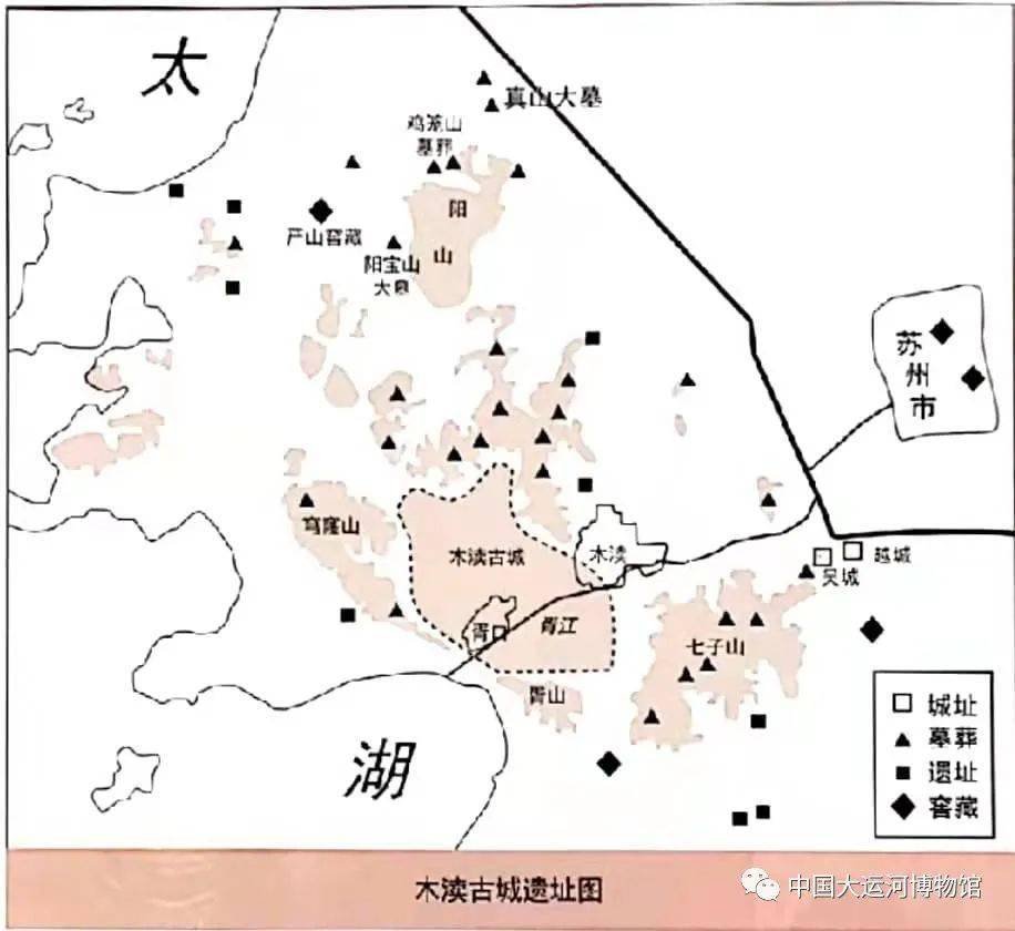 1號展廳蘇州木瀆古城遺址位於蘇州市木瀆鎮,胥口鎮穹隆山一帶