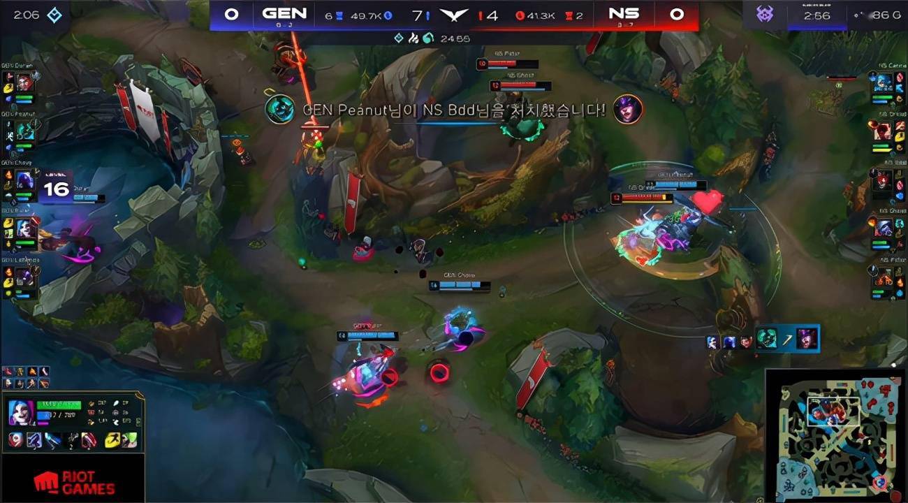 盲僧|LOL-LCK：GEN上野“鳄豹”组合打穿上路，速战速决2-0碾压NS