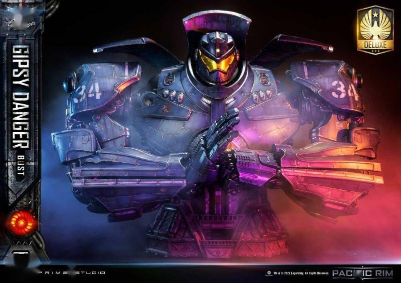 太平洋|模玩资讯：Prime 1 Studio《环太平洋》吉普赛危机 无比例巨大胸像