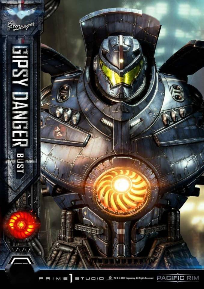 太平洋|模玩资讯：Prime 1 Studio《环太平洋》吉普赛危机 无比例巨大胸像