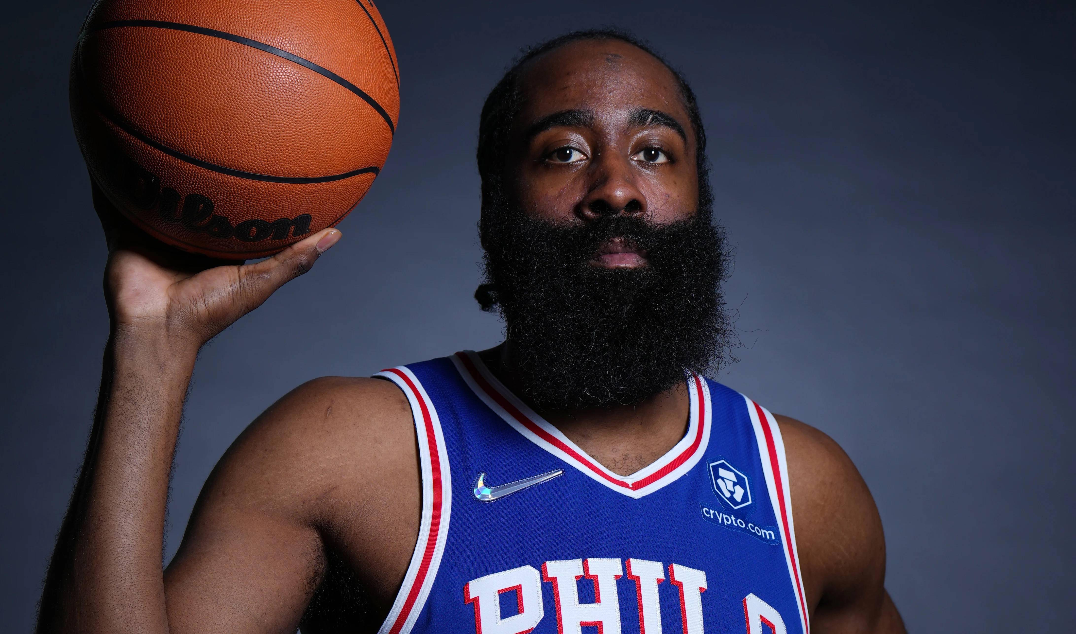 给足牌面费城官方预热哈登首秀配文是时候大干一场了