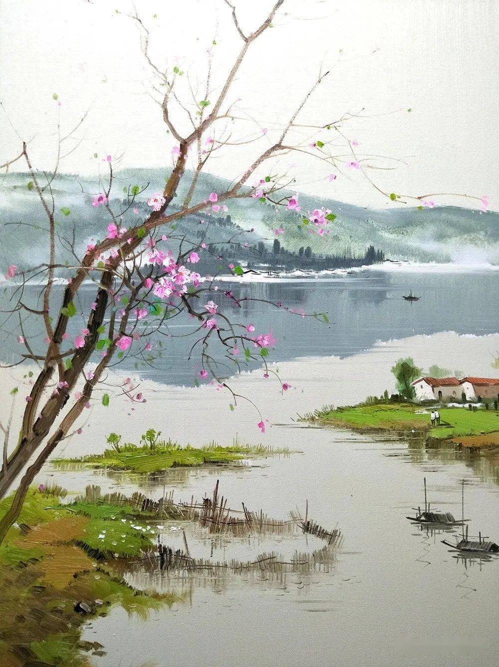 这组油画小品,美得不可方物!