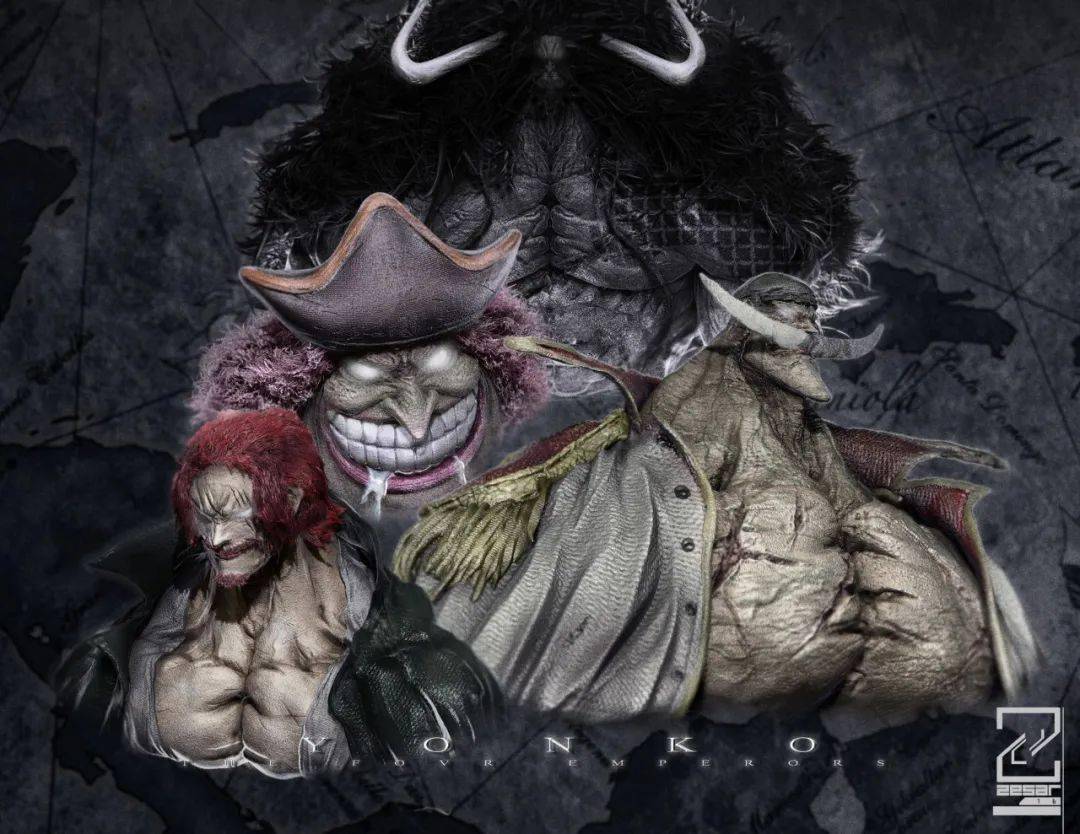壁纸海贼王暗黑风的四皇四皇的压迫感