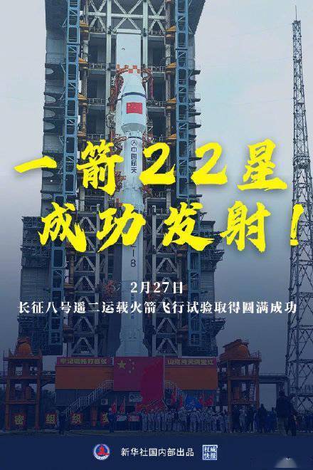 监测|一箭多星新纪录！长征八号1箭22星顺利出征！