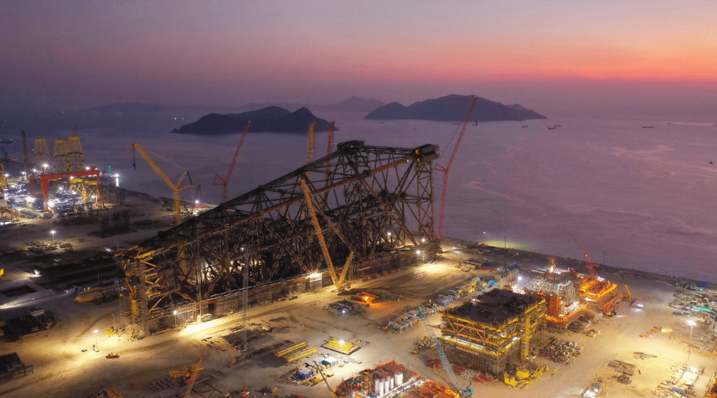 平台|新突破！亚洲第一深水导管架“海基一号”建造完工