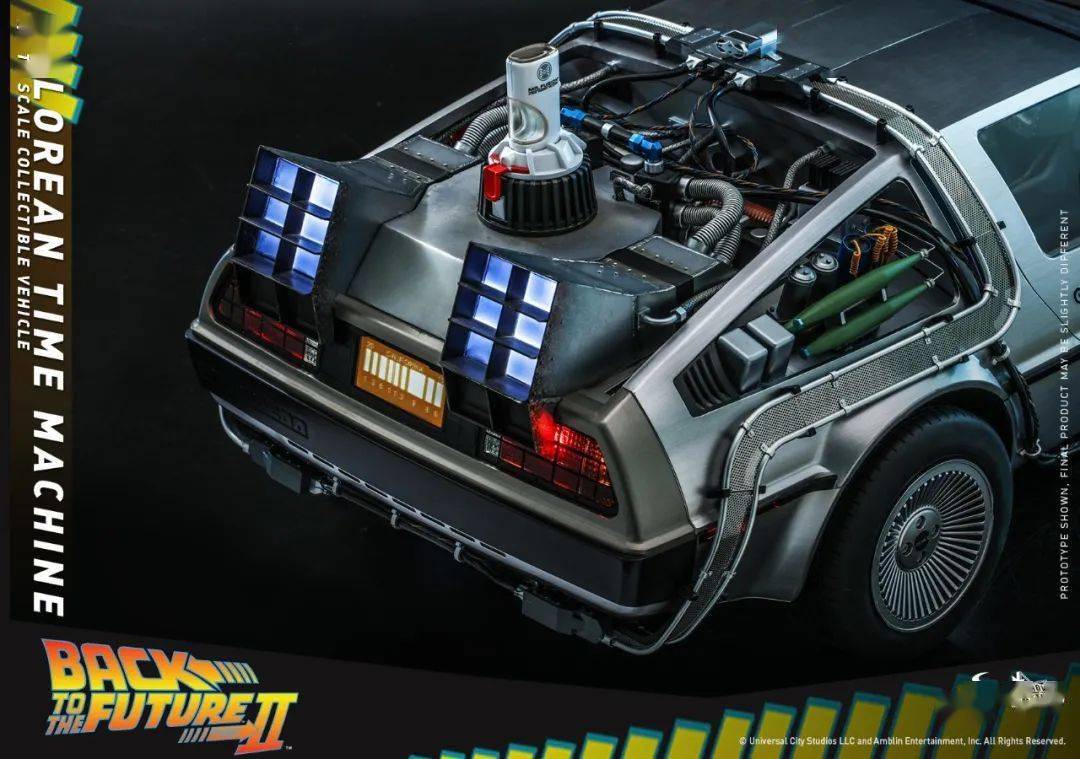 hottoys回到未来2时光飞车准备开始穿梭时空