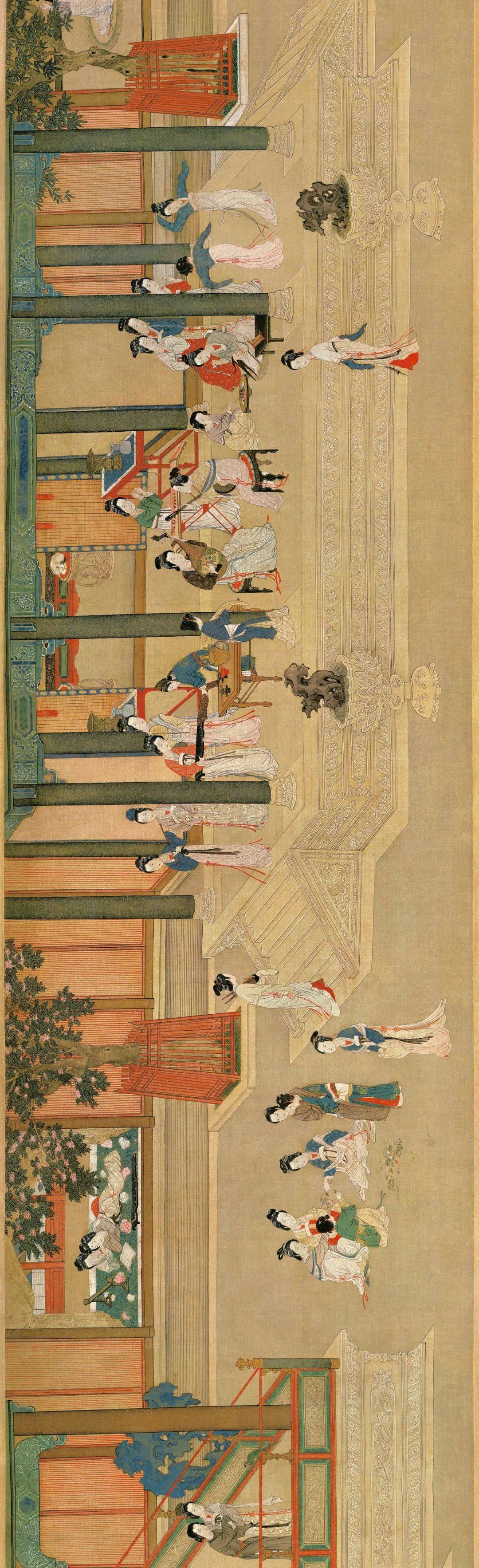 中国十大传世名画之九汉宫春晓图