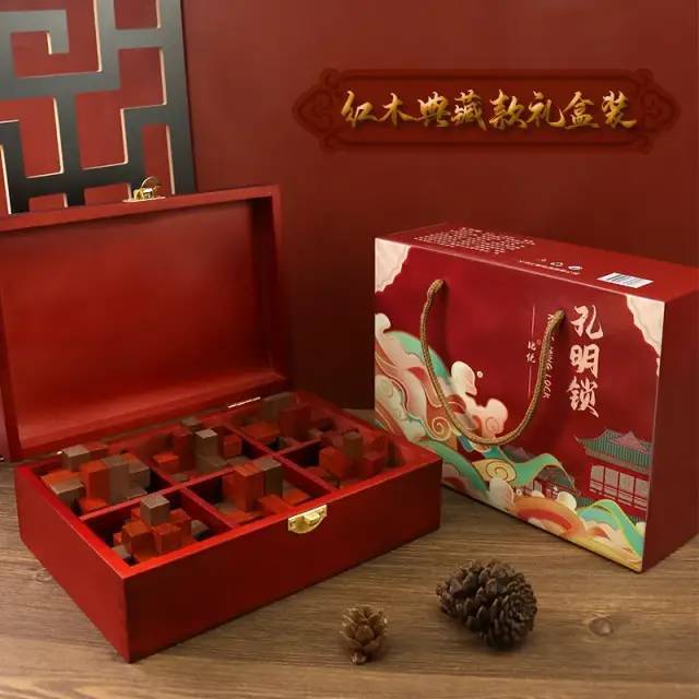 积木【DIY】木玩届的“乐高”积木，国风孔明锁，谁玩谁上瘾！