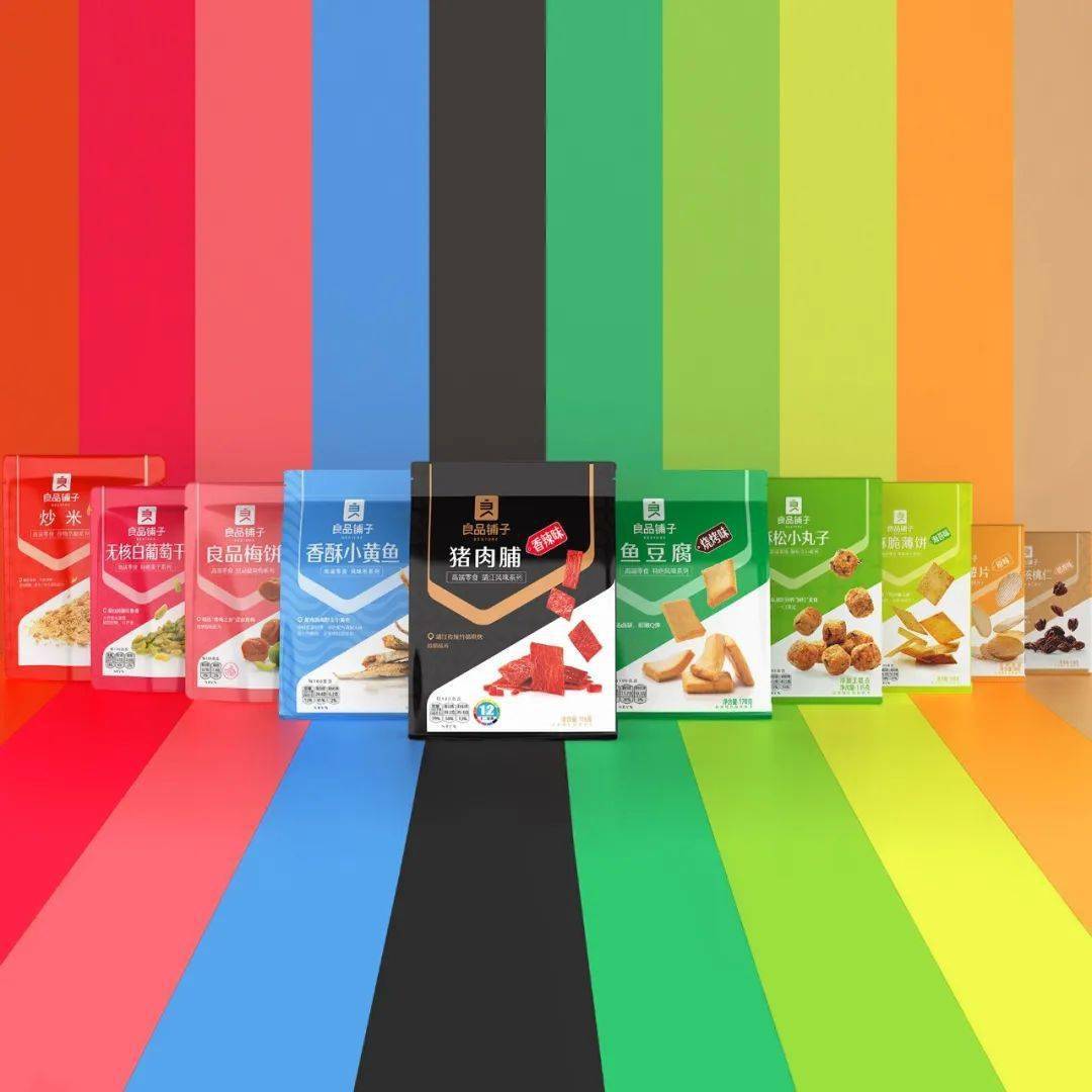 良品铺子不同品类的产品包装系统阵列设计