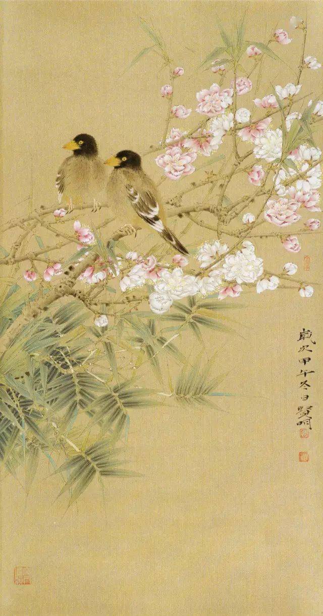 张贤明工笔花鸟画欣赏惊艳了双眼