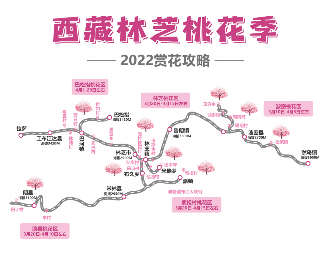 2022西藏林芝桃花季旅游攻略