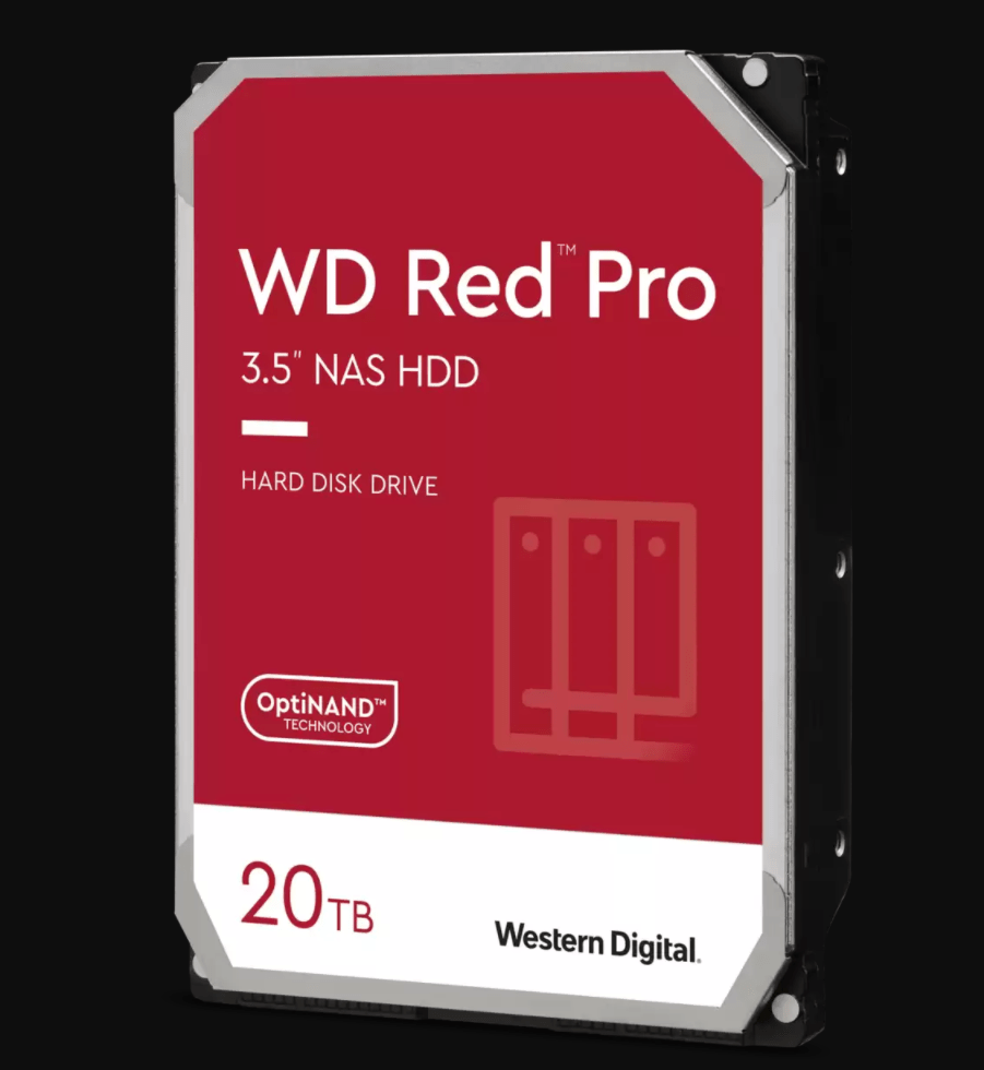 红盘|自带64GB“SSD”西数20TB红盘Pro上市销售 价格直奔6000元